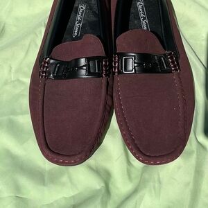 David Stone Men's Burgundy Loafers